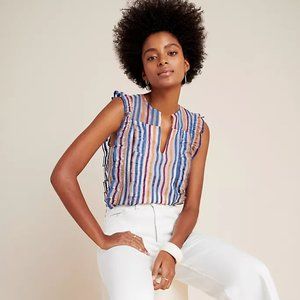 Anthropologie new  Elisabetta Ruffled Blouse